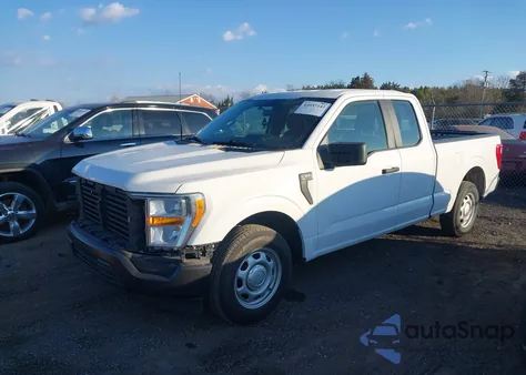 2021 Ford F-150 Xl z USA, uszkodzony, nr VIN 1FTEX1CB6MKE48838
